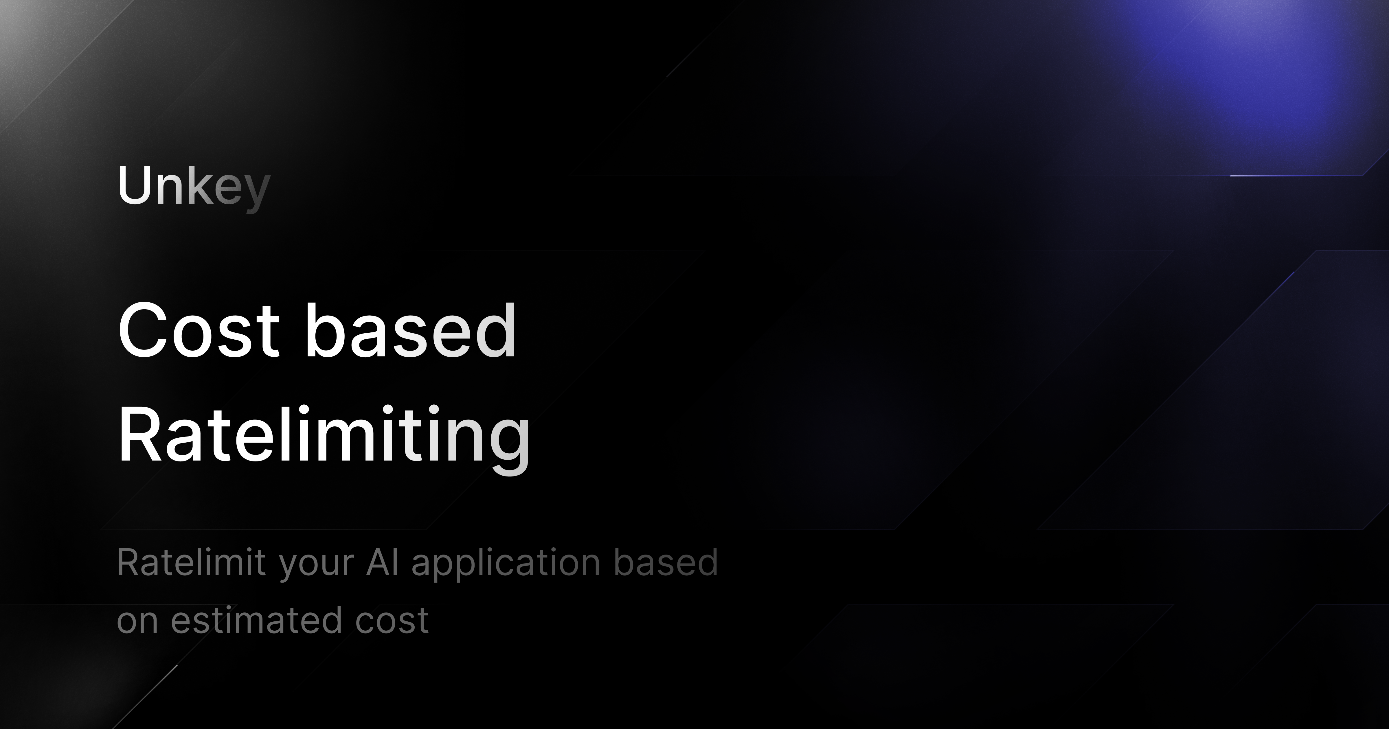 Ratelimit your AI application based on estimated cost